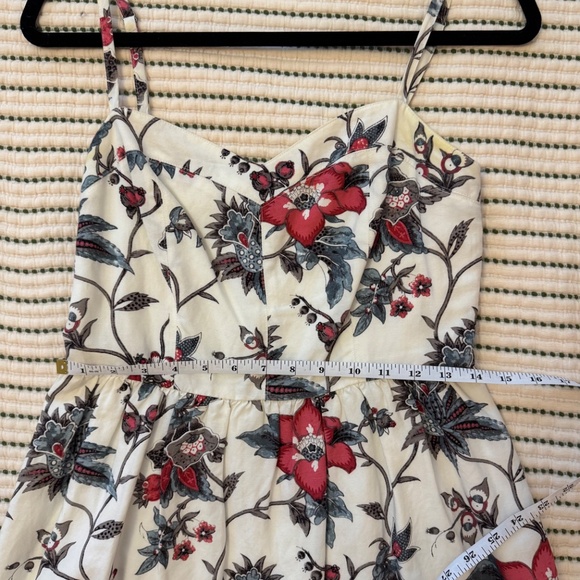 Floral Linen/Cotton Loft Summer Dress - Picture 5 of 6